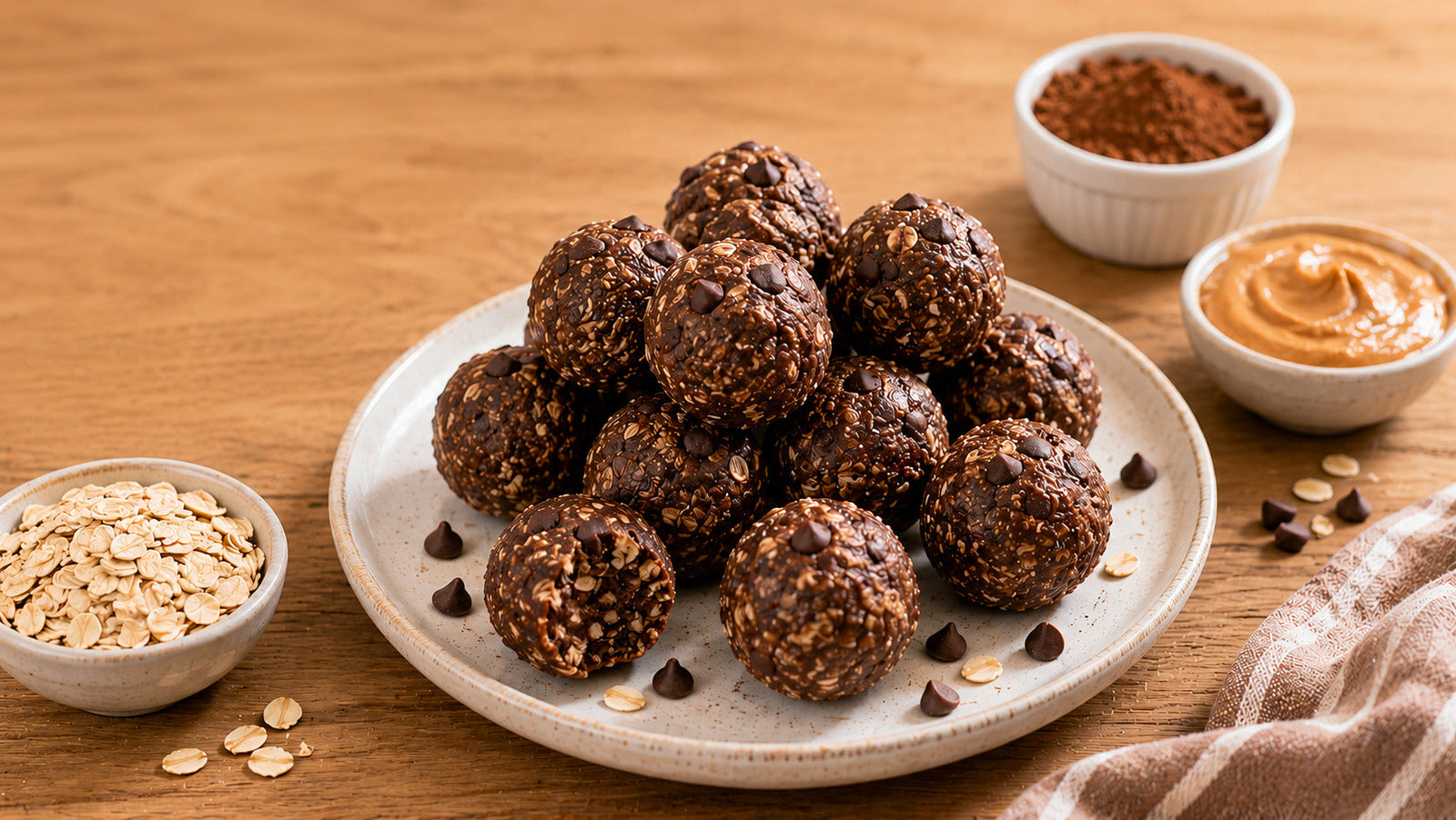 Chocolate Kids Protein Energy Bites