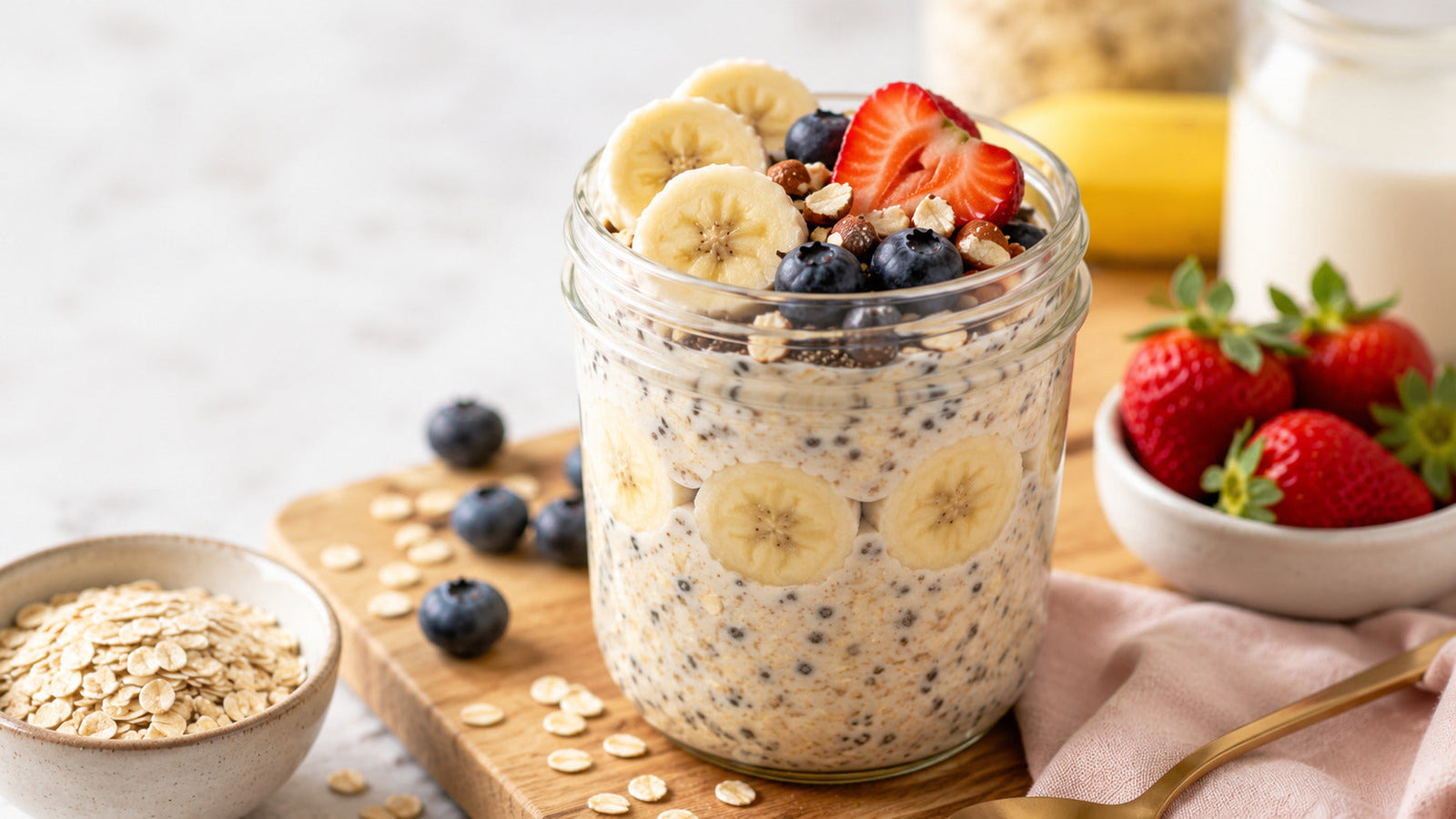 Kids Protein Overnight Oats Recipe